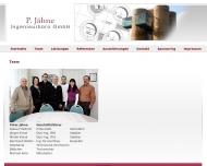 Website P.Jähne Ingenieurbüro