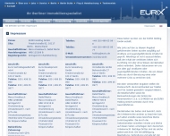 Website EURIX Verwaltung