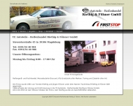 Website TE Autoteile-Reifenhandel Riethig & Fölsner