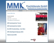 Website MMK Frachtdienste