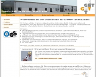 Bild GET Gesellschaft fr Elektrotechnik mit beschrnkter Haftung