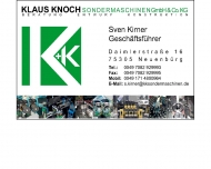 Bild Klaus Knoch Sondermaschinen GmbH+Co.KG