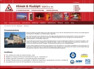 Website Klimek & Rudolph-Verwaltungs