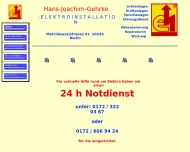 Bild Hans-Joachim Gehrke * Elektroinstallationen *