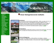 Website Kleingartenverein Seilbahn