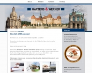 Website MARTENS & WERNER Immobilien