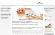 Website RCU Versicherungsmakler