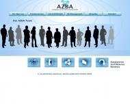 Website AZBA Analytisches Zentrum Berlin-Adlershof