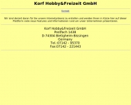 Bild Korf Hobby & Freizeit GmbH