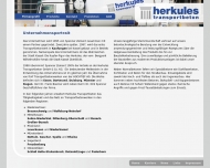 Website Herkules Transportbeton Verwaltung