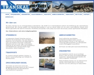 Website TRANSKAL Kalksteinbruch Gesellschaft