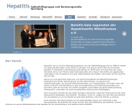 Website Hepatitishilfe Mittelfranken