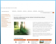 Bild Hubert Schmid Recycling- und Umweltschutz GmbH