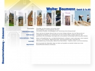 Bild Bauunternehmung + Zimmerei Walter Baumann GmbH & Co. KG