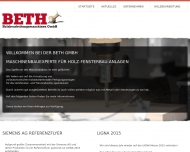 Bild Beth Holzbearbeitungsmaschinen GmbH