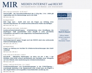 Bild MEDIEN INTERNET und RECHT