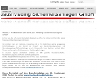 Bild Klaus Meding Sicherheitsanlagen GmbH