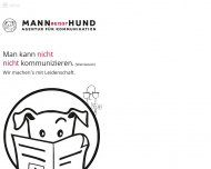 Bild Mann beit Hund - Agentur fr Kommunikation GmbH