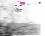 Website OPC Overnight Parcel Courier Münster