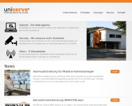 Website Uniserve Internet & Multimedia