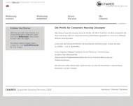 Website Chairos Corporate Housing Services