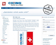 Website CILING Deckenvertrieb