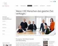 Website GRUNWALD Kommunikation und Marketingdienstleistungen