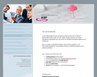 Website ASF Personalservice