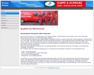 Website Karpe u. Schwarz K�lte- u. Klimatechnik