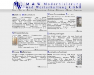 Bild M & W Modernisierung und Werterhaltung GmbH