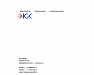 IGK GmbH - Klimatechnik, K?ltetechnik, L?ftungstechnik - 89284 Pfaffenhofen- Hirbishofen