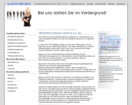 Website Verwaltung Univision Software