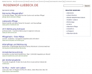 Website Private Alten- und Pflegepension Rosenhof
