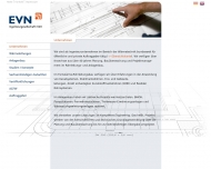 Website EVN Ingenieurgesellschaft