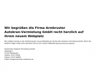 Bild Armbruster Autokranvermietung GmbH