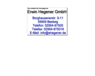 Bild Erwin Hegener GmbH & Co. KG