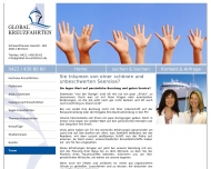 Website Global Kreuzfahrten Service