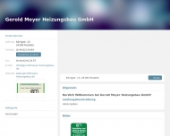 Bild Gerold Meyer Heizungsbau Gesellschaft mit beschränkter Haftung