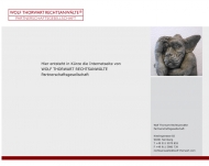 Website Wolf Thorwart Rechtsanwälte Rechtsanwaltsgesellschaft
