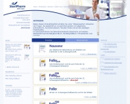 Website Steripharm Verwaltung