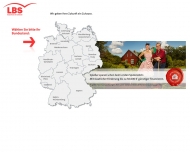 Website LBS Bausparkasse Schleswig-Holstein-Hamburg