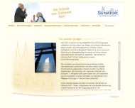 Website Senator - Gesellschaft für soziale Dienste