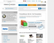 FirmenWissen Suche - Firmenprofile, Bilanzen, GuV, Bonit?tsauskunft, Jahresabschluss, Handelsregiste...