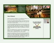 Website Wildpark Weissewarte
