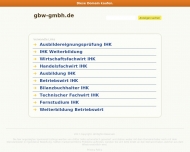 Bild GBW Gesellschaft fr berufl. Aus- u. Weiterbildung mbH