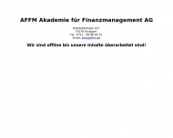 Bild AFFM Akademie fr Finanzmanagement Aktiengesellschaft