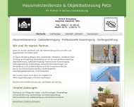 Website Hausmeisterservice Petzi