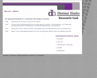 Website Autolackiererei Karosserie und Lack Dietmar Hanke M�nster ...