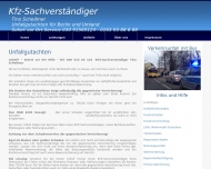 Website KFZ-Sachverständiger Tino Scheibner (Gutachter)