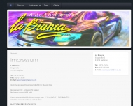 Website Autolackiererei La Bianca